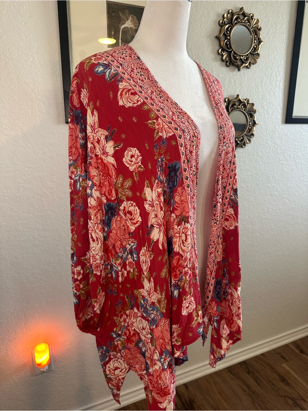 Gypsy Love Bohemian Floral Kimono